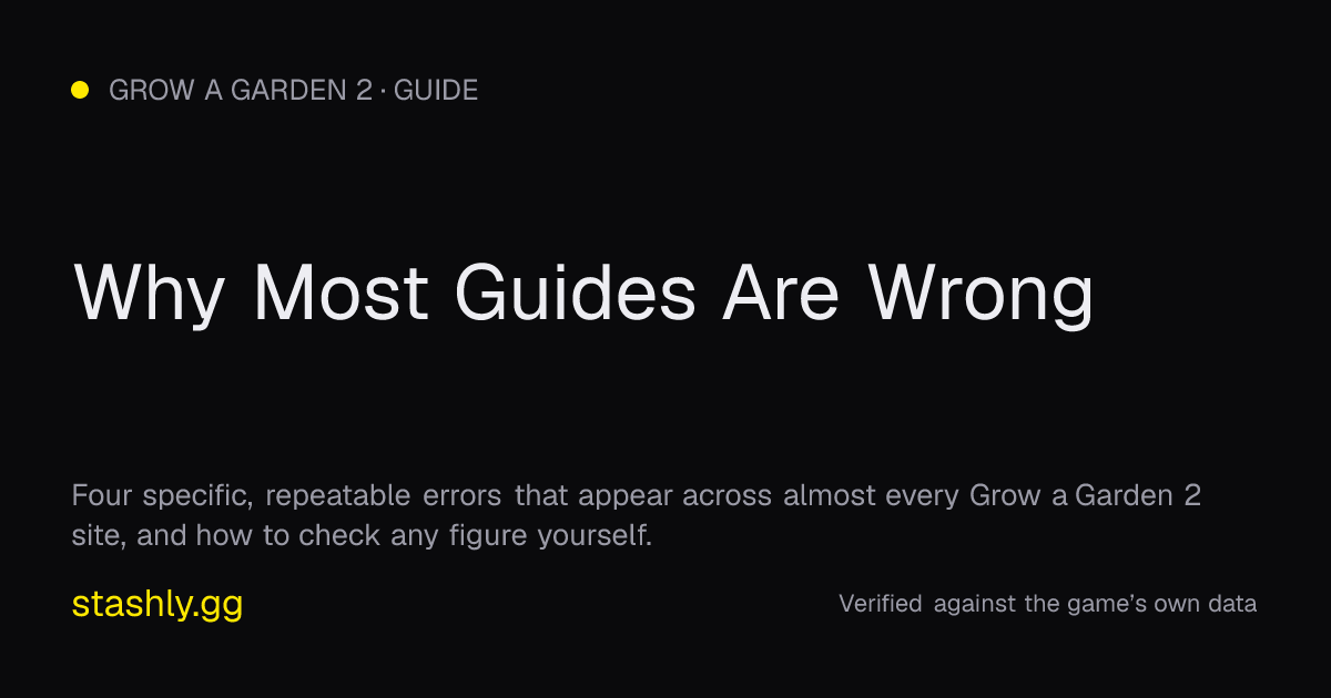 Why Most Guides Are Wrong — verified figures from Stashly